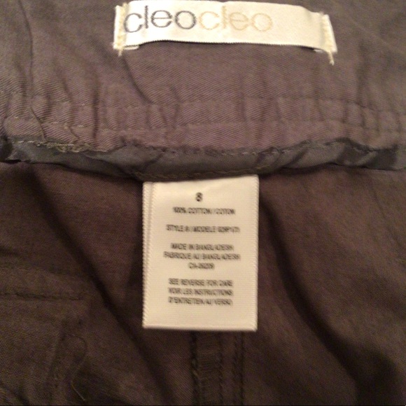 NWOT Cleo Cleo brown Capri - Picture 3 of 5